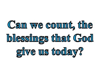 God build you to be blessings!