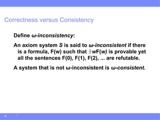 Godels First Incompleteness Theorem | PPT