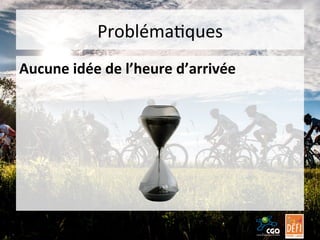 ProblémaBques	
  
Aucune	
  idée	
  de	
  l’heure	
  d’arrivée	
  

 