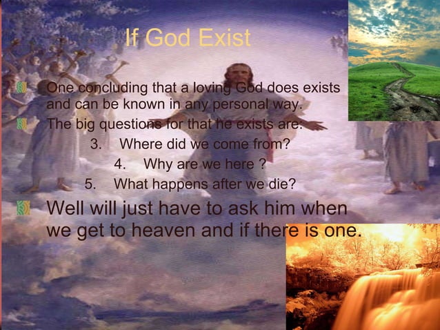 God Exists | PPT