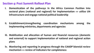 Africa Common Position to the UNFSS at the Ethiopia One CGIAR Launch