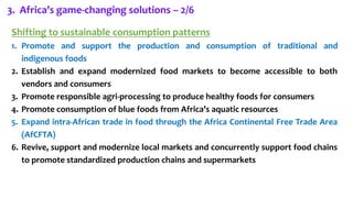 Africa Common Position to the UNFSS at the Ethiopia One CGIAR Launch
