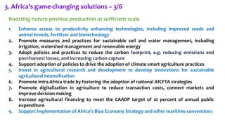 Africa Common Position to the UNFSS at the Ethiopia One CGIAR Launch