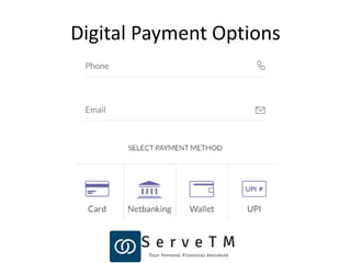 Digital Payment Options
 