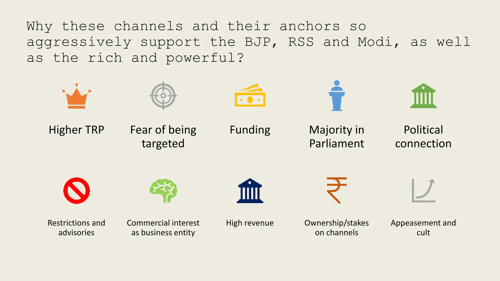 Godi Media: The biased Indian news channels | PPTX