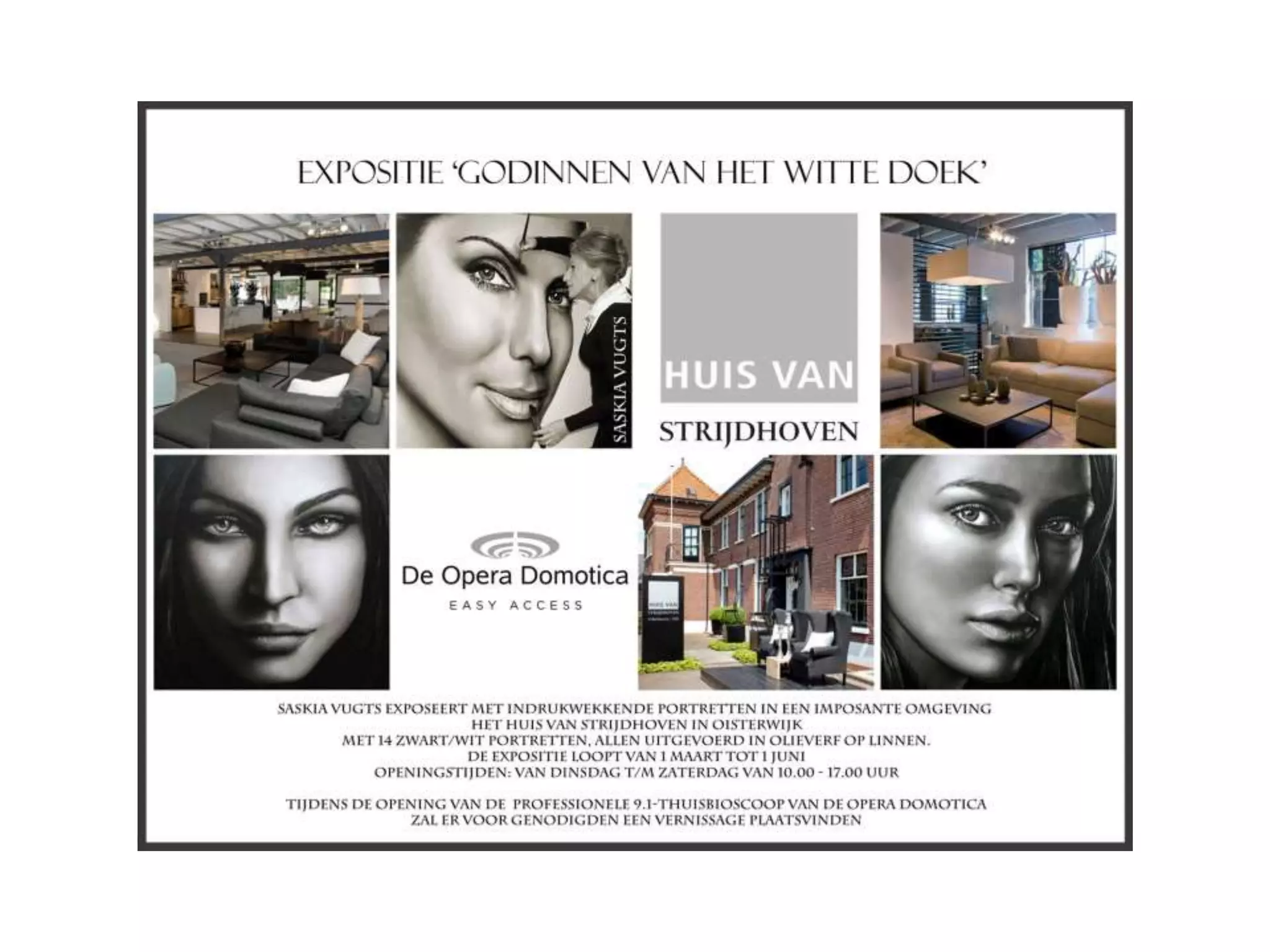 Expositie 'Godinnen van het witte doek' Saskia Vugts Portretschilder | PPT