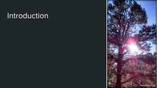 Introduction
 