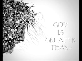 God is greater than stress