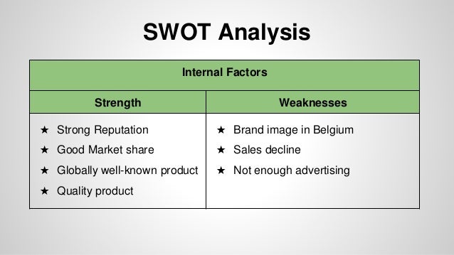 Ben and Jerry’s SWOT