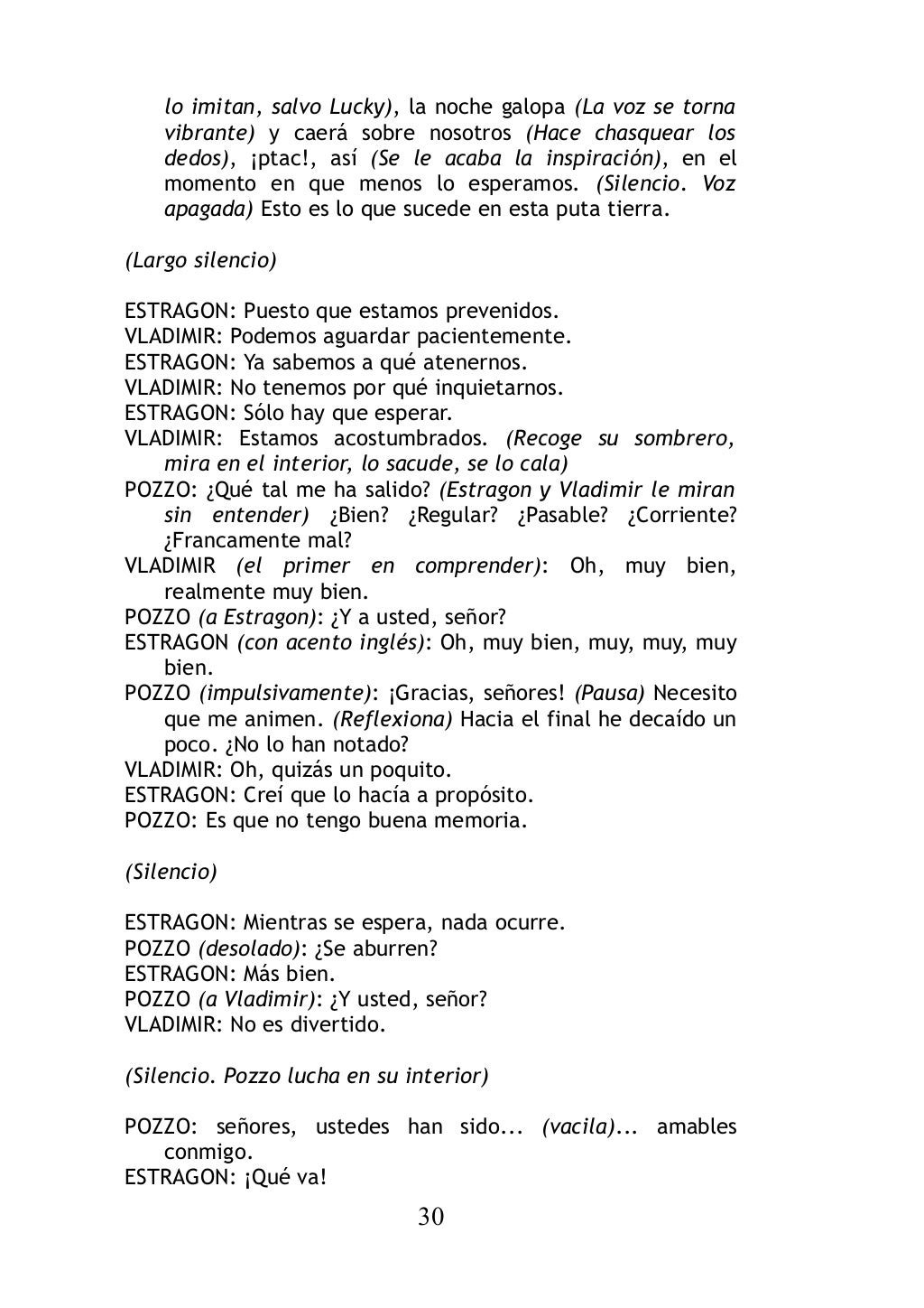Esperando A Godot Pdf Esperando a Godot - Samuel Beckett Pdf