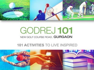 101 ACTIVITIES TO LIVE INSPIRED
 