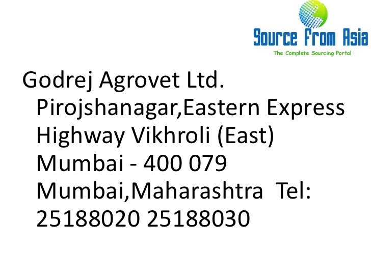 Godrej agrovet ltd. source fromasia