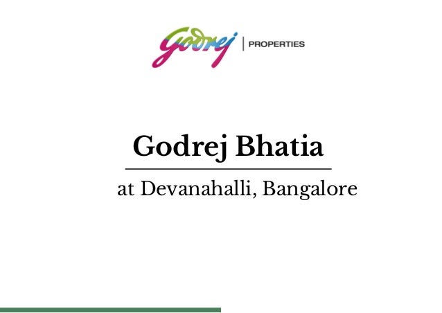 Godrej Bhatia
at Devanahalli, Bangalore
 