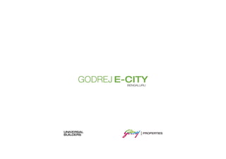 Godrej E City Bangalore E Brochure