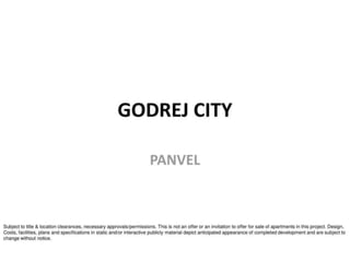 Godrej Panvel City New Prelaunch Project Coming Soon Mumbai