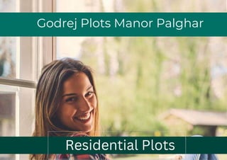 Stock image for representative purpose only.
Godrej Plots Manor Palghar
Residential Plots
 
