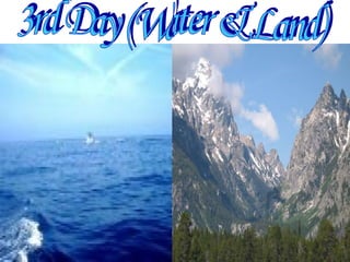 3rd Day (Water & Land) 