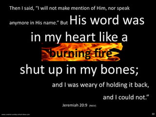 God's Word is Fire