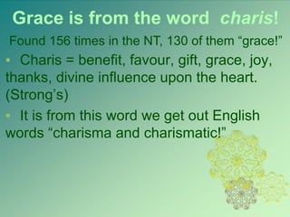 God's Amazing Grace | PPTX
