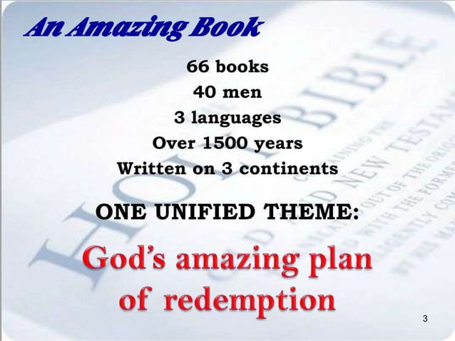 God's Amazing Plan of Redemption | PPTX | Christianity | Religion ...