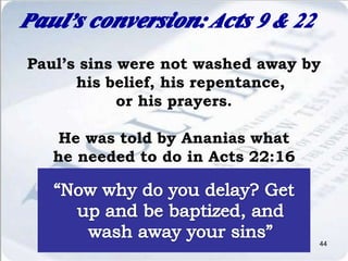 Acts 2: The 1st Gospel Sermon<br />When Peter preached to the crowd on the day of Pentecost, they believed the gospel and ...