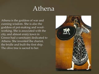Athena Invention Gods and goddesses | PPTX