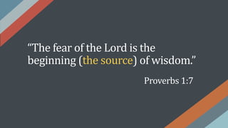 God's attribute of wisdom | PDF