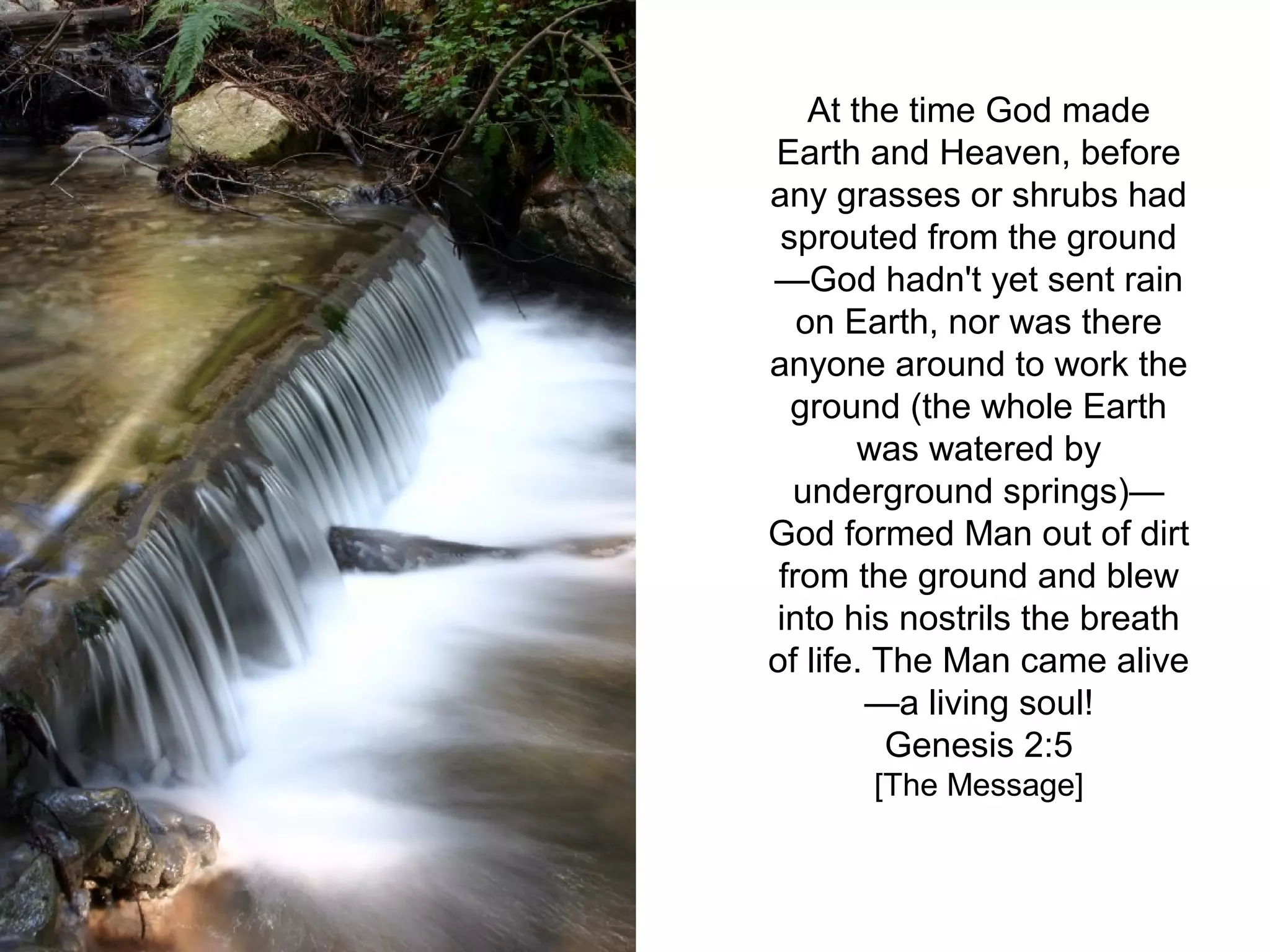 God’s Gift of Water | PPT