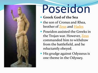 Gods and Goddesses (Role in the Trojan War) | PPTX