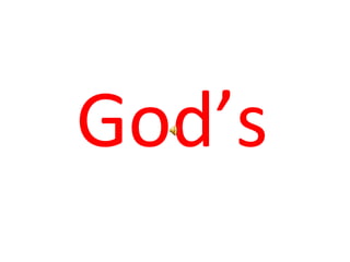 God’s 