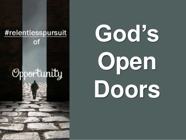 God S Open Doors