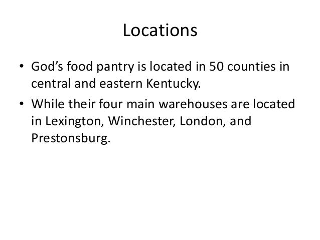 God S Pantry Food Bank