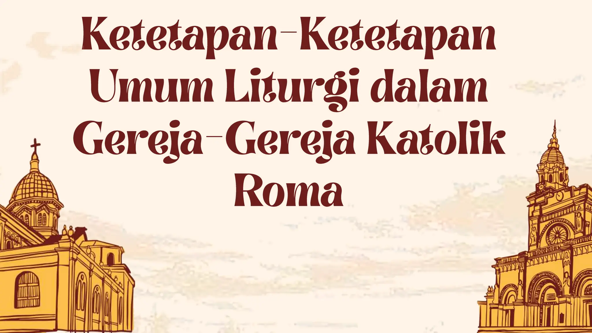 Perkembangan Arsitektur Gereja Katolik Roma | PPT