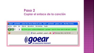 Paso 2
Copiar el enlace de la canción
 