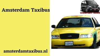 Amsterdam Taxibus
amsterdamtaxibus.nl
 