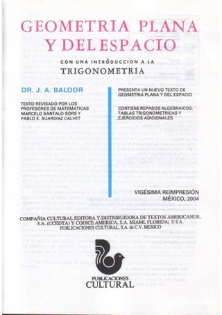 Goemetría trigonometria de_baldor