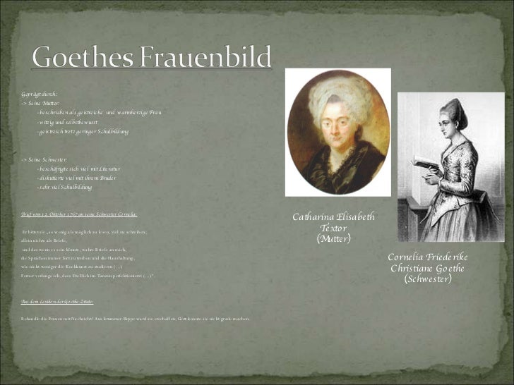 Goethe Und Die Frauen Pp97