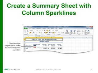 Create a Summary Sheet with Column Sparklines