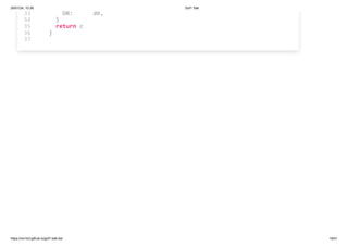 26/01/24, 10:36 Gof1 Talk
https://xm1k3.github.io/gof1-talk-ita/ 19/41
DB: db,
33
}
34
return c
35
}
36
37
DB: db,
}
return c
}
33
34
35
36
37
 