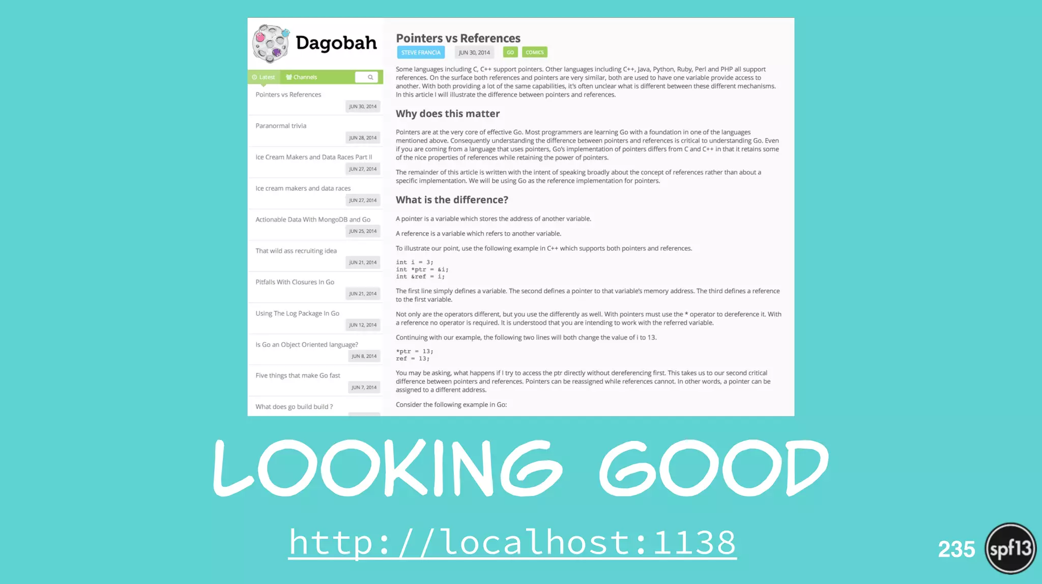 Looking  Good
http://localhost:1138 235
 