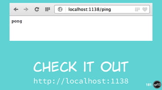 Check  it  out
http://localhost:1138 181
 