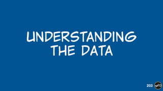 Understanding   
the  data
203
 