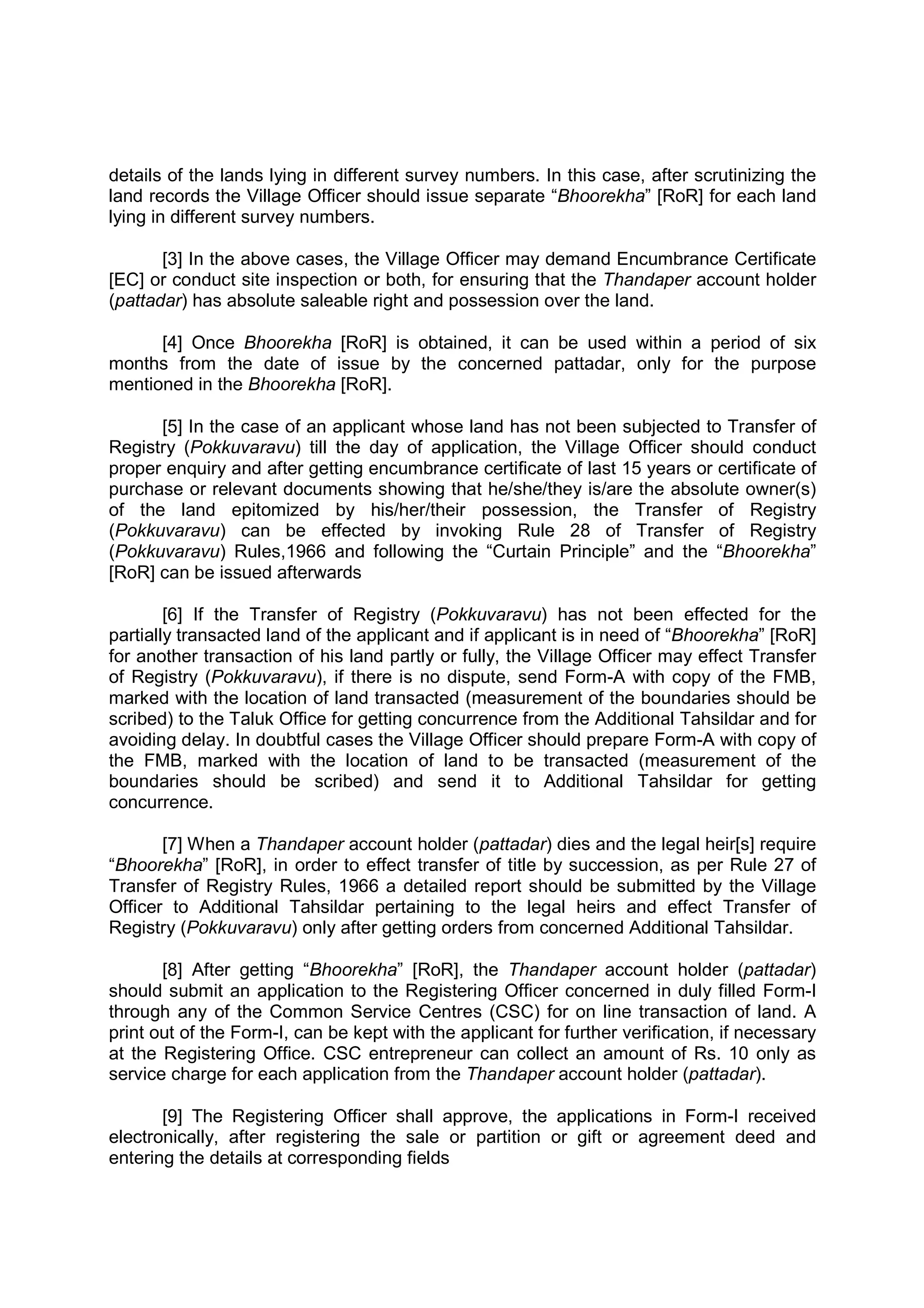 Go for implementing ro r in kerala | PDF