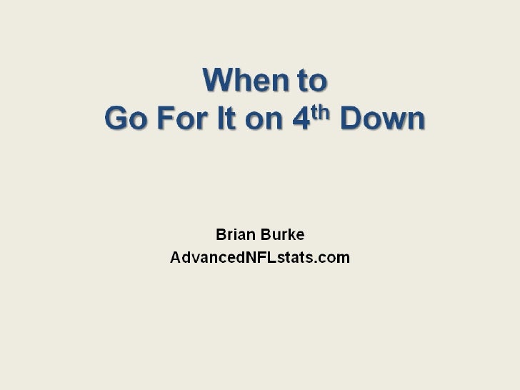 Go for It on 4th Down (Details)