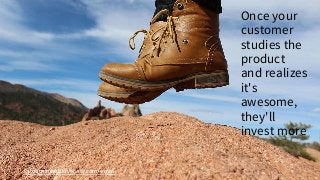 Infobusinessuniveristy.com/email
Once your
customer
studies the
product
and realizes
it's
awesome,
they'll
invest more
 