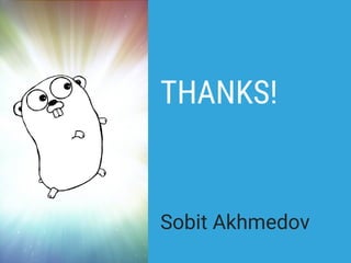 THANKS!
Sobit Akhmedov
 