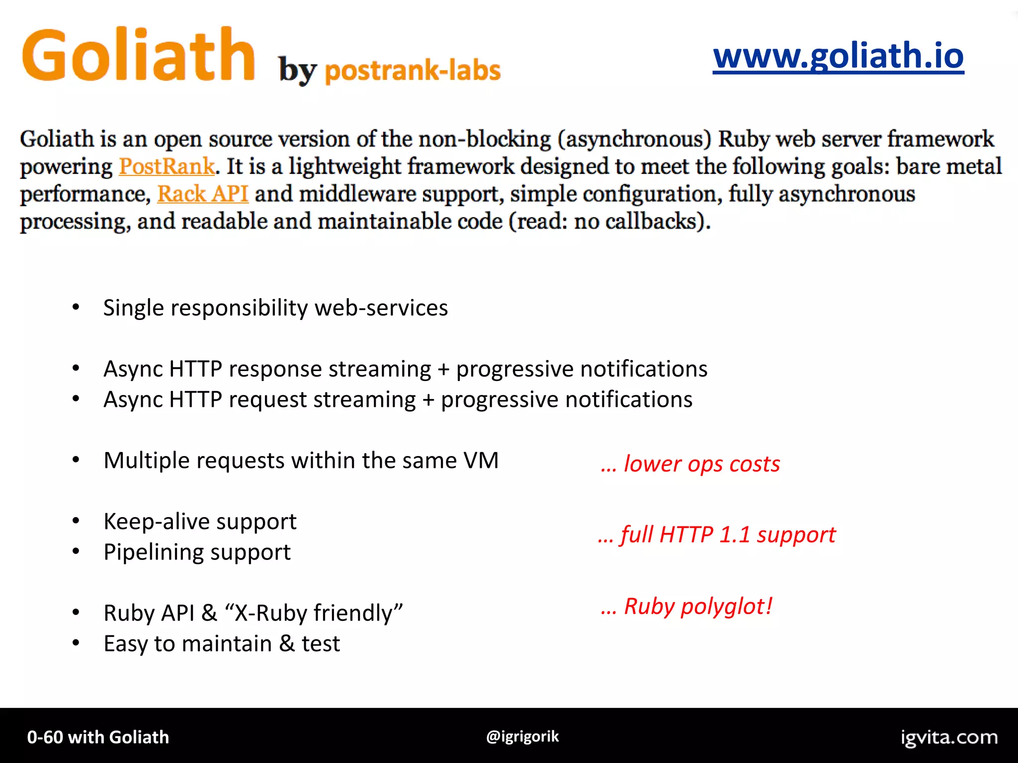 Goliath == v3 API stack