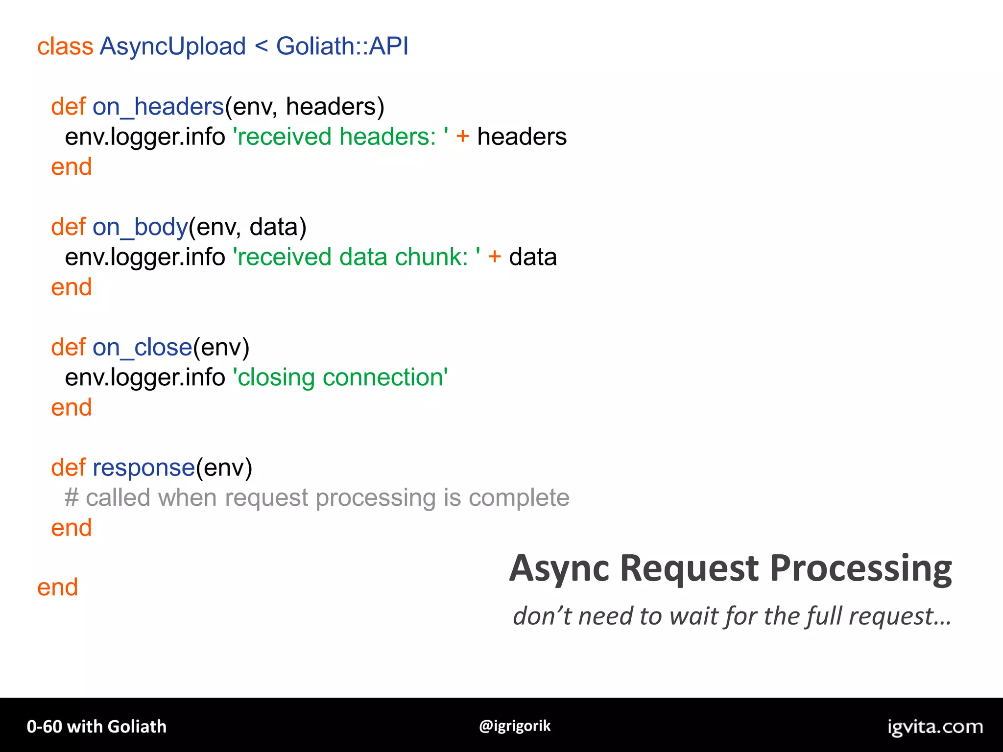 95%+ of traffic via API’s++Brief HistoryGoliath @ PostRank