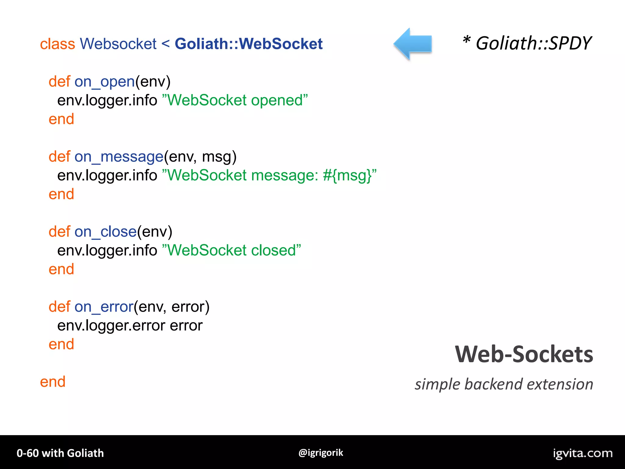 Easy to tune, easy to maintain, easy to “scale”