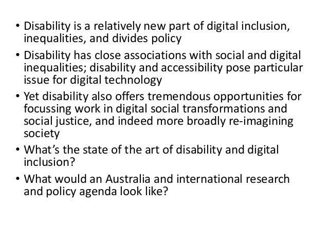 disability and the justification of inequality Justification disability is one of the most prevalant justifications for inequality not only has it been considered justifiable to treat disabled people unequally. disability and the justification of inequality Justification disability is one of the most prevalant justifications for inequality not only has it been considered justifiable to treat disabled people unequally.